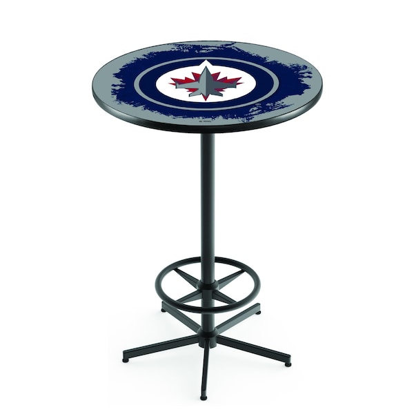 42" Black Winnipeg Jets Pub Table